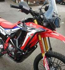 Honda CRF250 Rally Protezioni Gambe Deflettori Vento Fumo Scuro 17-20