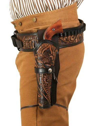 Fondina pistola cintura pelle