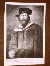 Giuseppe Garibaldi Dipinto ad Olio dal vero da Saverio Altamura