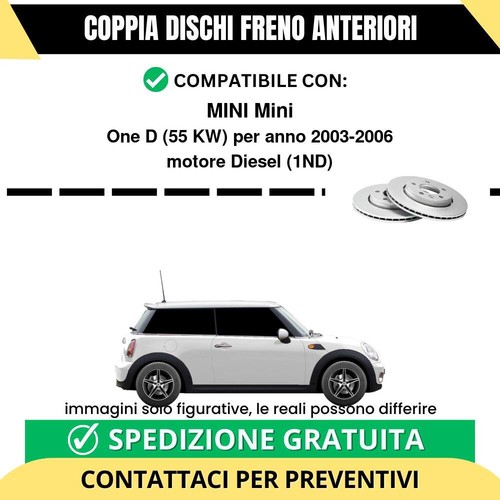 Coppia dischi freno anteriori - dischi,