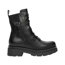 Anfibi stivaletti NeroGiardini donna I514783D in pelle