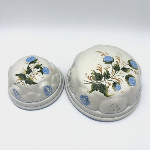 Stampi vintage blu bianco - vintage,