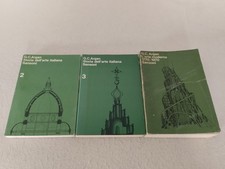 STORIA DELL'ARTE ITALIANA 2 e 3 + L'ARTE MODERNA 1770 1970 G. C. Argan / Sansoni