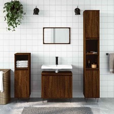 vidaXL Armadietto Bagno Rovere