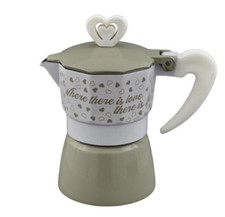 MOKA CAFFETTIERA CON CUORI