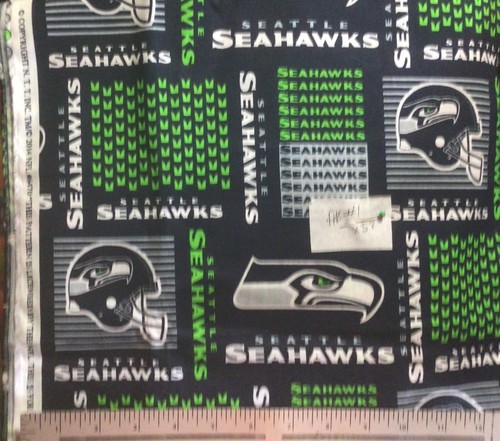 Tessuto cotone nfl seattle - cotone,