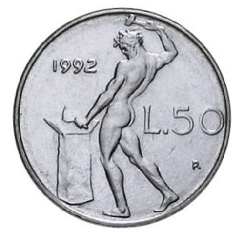 Lire 1992 vulcano tipo - 50,