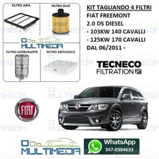 KIT TAGLIANDO 4 FILTRI FIAT