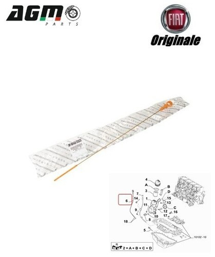 Asta controllo livello olio - livello,