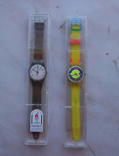 2 orologi SWATCH anni 90 vintage originali (Leggere Descrizione)