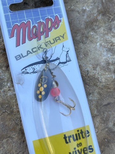 Mepps black fury - black, n°1