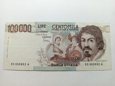 100 000 lire caravaggio - 000,