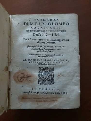 1585 cavalcanti rettorica - 1585,