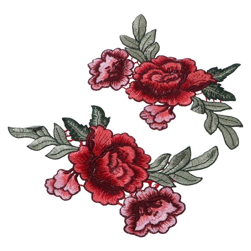 Patch ricamo fiori toppe - ricamo,