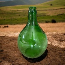 Damigiana vetro verde - in,