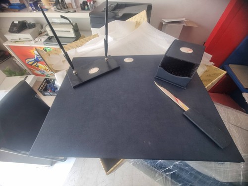 Set scrivania pezzi pelle - pezzi,