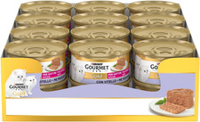 Gold Cibo Umido per Gatti Cuccioli Mousse Con Vitello 24 Lattine Da 85G