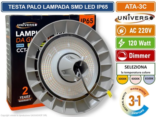 Lampada testa palo smd - testa, led