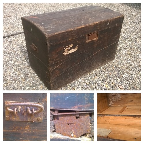 Baule antiquariato vintage - baule,
