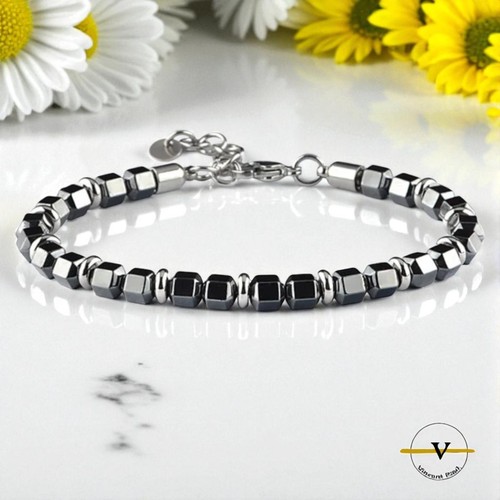 Bracciale uomo pietre - bracciale,