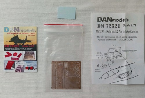 Dan models mig - 29, exhaust