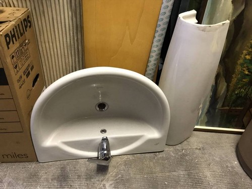 Lavabo con colonna ideal - con,