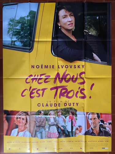 Affiche chez nous est trois - c'est,