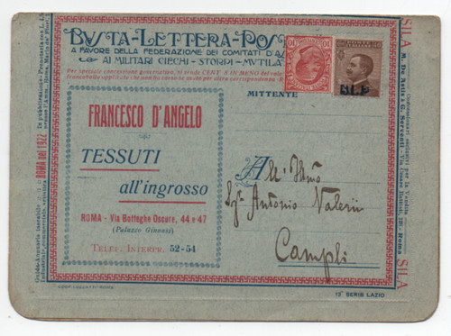 Regno blp 1920 - blp, lettera