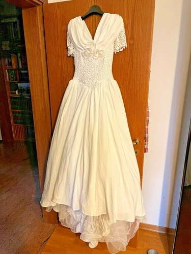 Abito sposa raso di - abito,