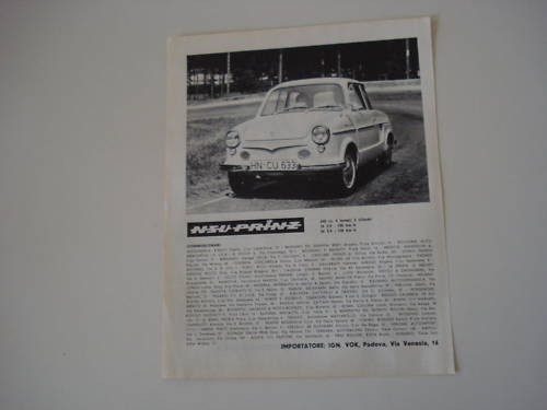 Advertising pubblicità 1961 - pubblicità,