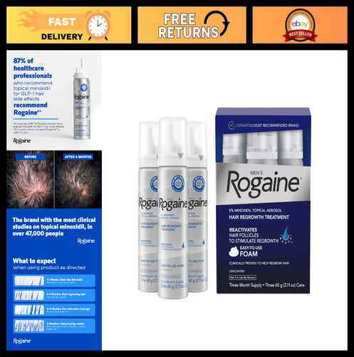 Men minoxidil foam - minoxidil, 5%