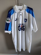 Pescara 1997-1998 Match Worn Shirt Mezzanotti #3 Maglia Indossata Puma