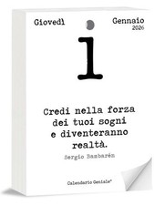  CALENDARIO GENIALE 2026 SENZA