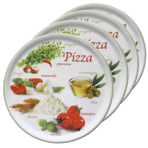 Set piatti pizza napoli - set,