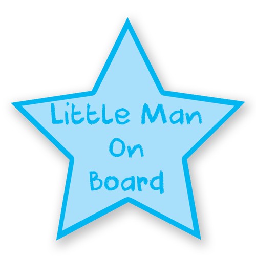 Little man bambino bordo - man, blu