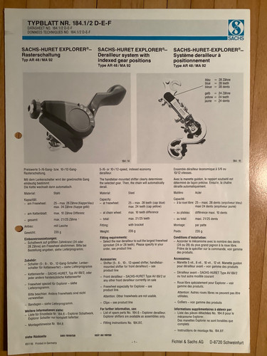 Scheda tipo fichtel sachs - tipo,