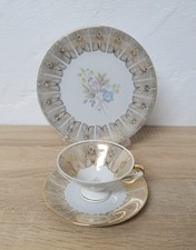 Vintage Gedeck tè caffè set 3 pezzi tazza da collezione in porcellana