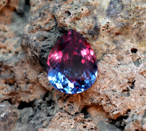 Anello con gemma - alex, naturale
