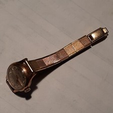 OROLOGIO DA POLSO HERMIN DONNA COLOR ORO BRACCIALE CON MOLLE SULLA CHIUSURA