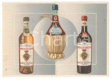 1950 ca FIRENZE Casa vinicola BARONE RICASOLI - BROLIO - Biglietto ILLUSTRATO