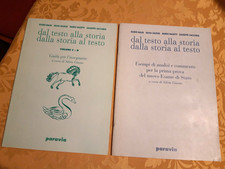 Dal testo alla storia dalla storia al testo S.Giusso Guida x insegnanti 2 Volumi