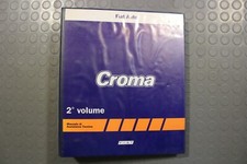 Fiat Croma 1990 seconda serie Manuale Assistenza Tecnica Officina 2000 TURBO I.E