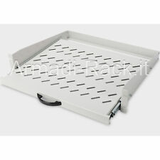 Ripiano a sbalzo 2 unità rack 19" estraibile su binari telescopici per tastiera 