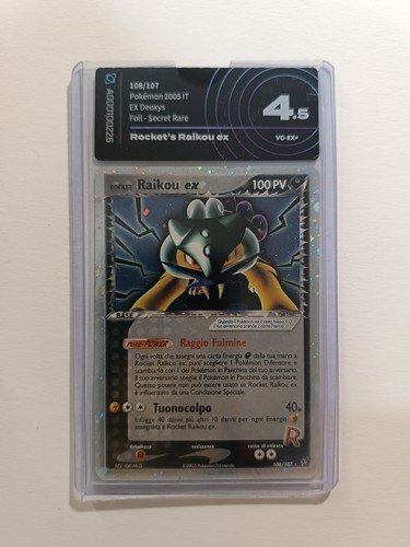 Rocket raikou 108 107 ex - rocket's,