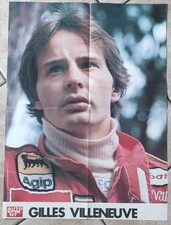 POSTER FORMULA 1 GILLES VILLENEUVE. CM.44X60