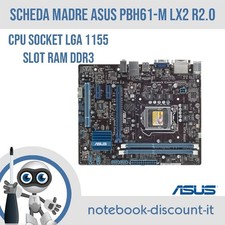 Scheda Madre ASUS PBH61-M LX2 Mb Per PC Desktop  Cpu Socket LGA1155 Slot DDR3
