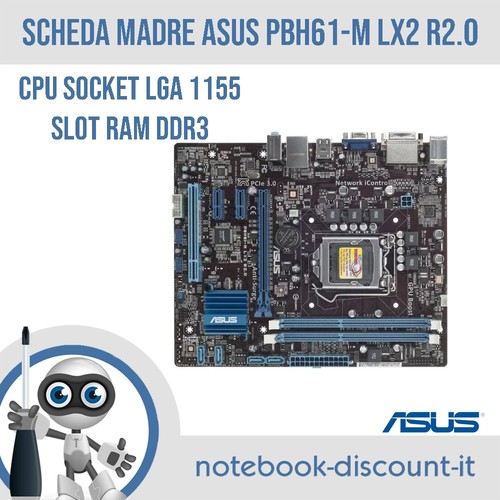 Scheda madre asus pbh61 - madre, lx2