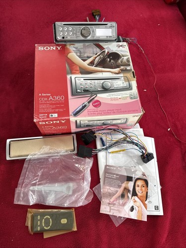 Sony cdx a360 - cdx-a360, wma