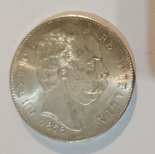 Lire 1879 roma moneta no - ,