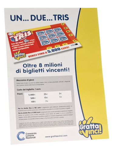 Locandina pubblicitaria gratta - locandina,